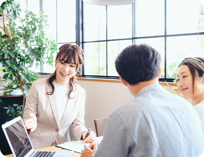 物件情報を提示、選択