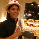 社長誕生日　ケーキ